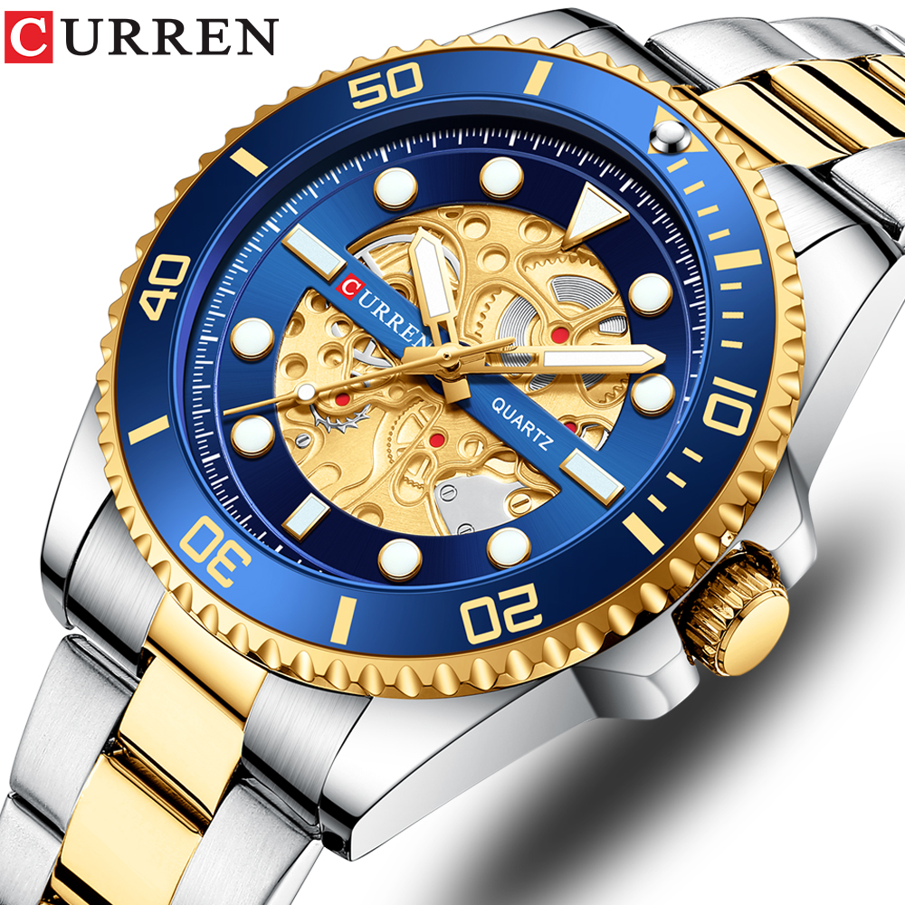 Smartwatch Guess - CURREN Watches Imitated Mechanical Design Quartz
