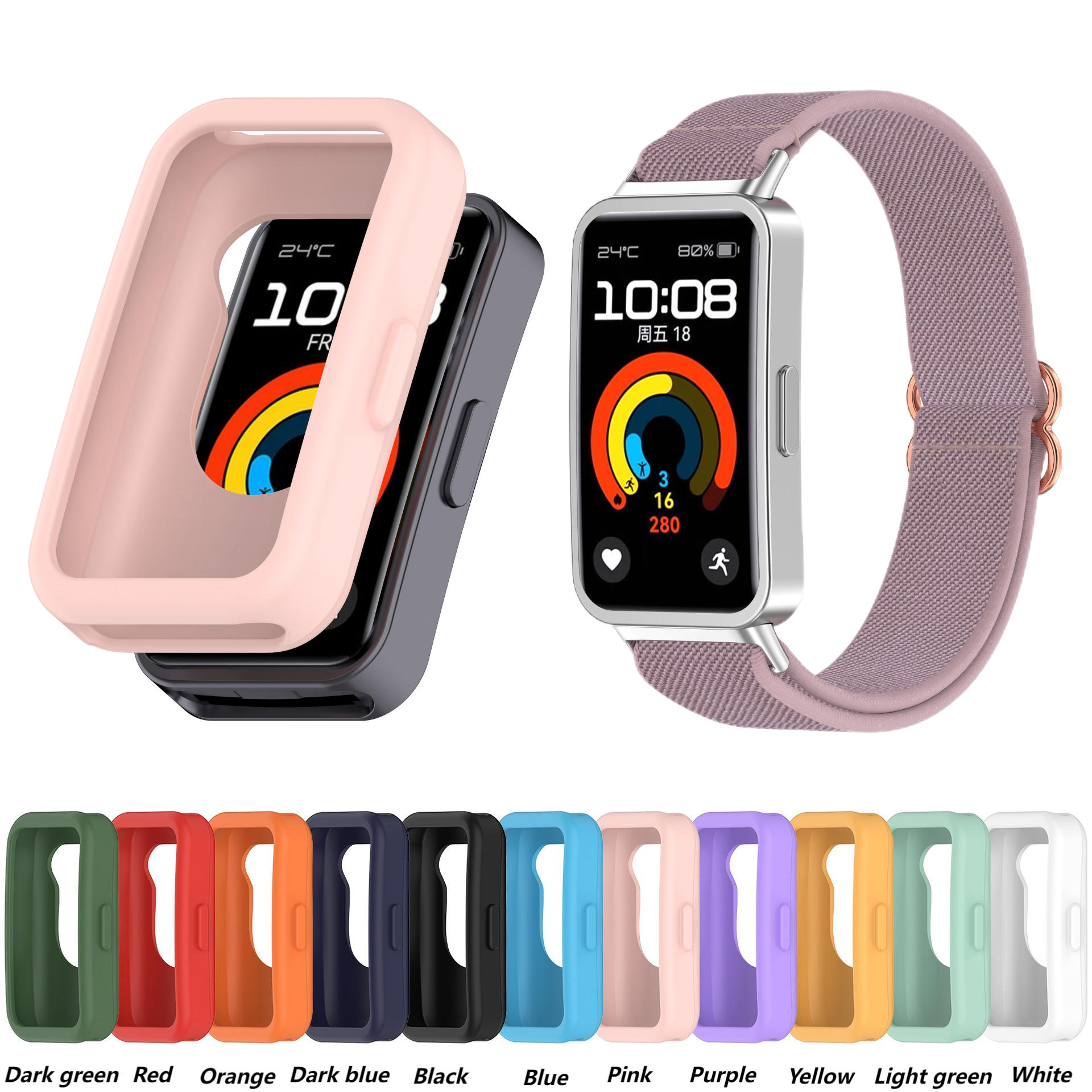 Silicone Band Replacement - Silicone case For Huawei band 10