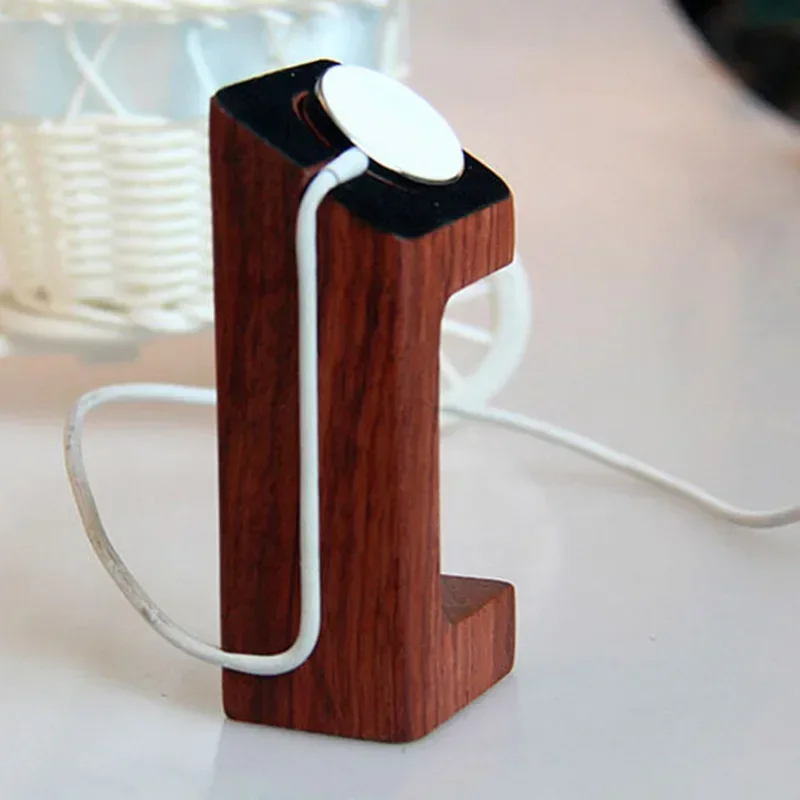Wooden Apple Watch Charger Sta – обзор и цена Smart Watch Accessories