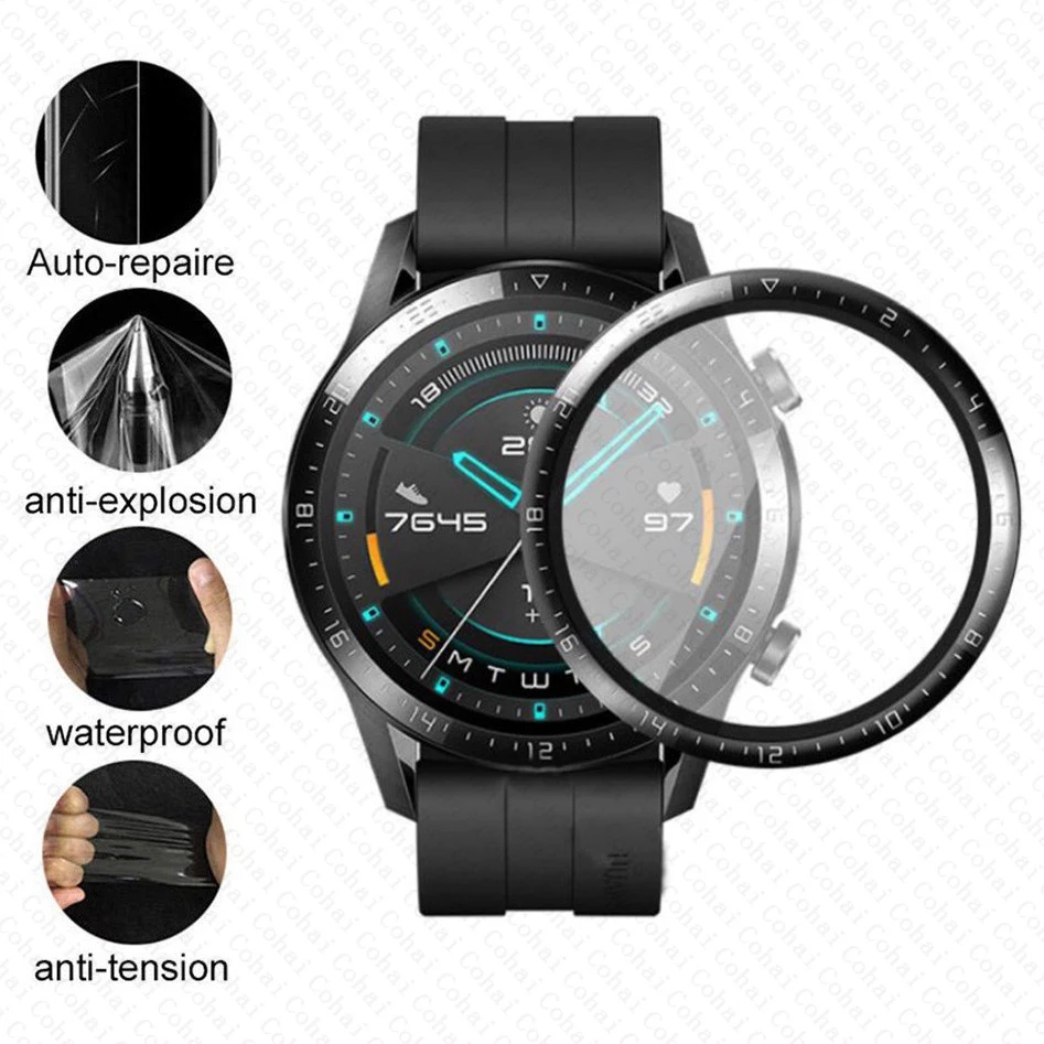 Tempered Glass For Huawei Watc – обзор и цена Titan Smartwatch Accessories