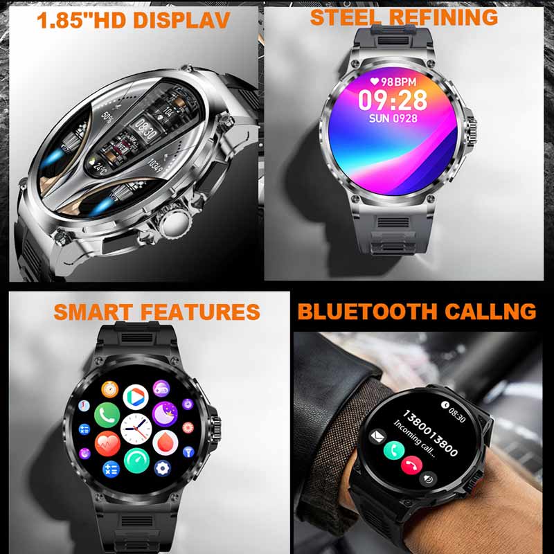 NORTH EDGE 1.85' HD Display Sm – обзор и цена Smartwatch Instagram