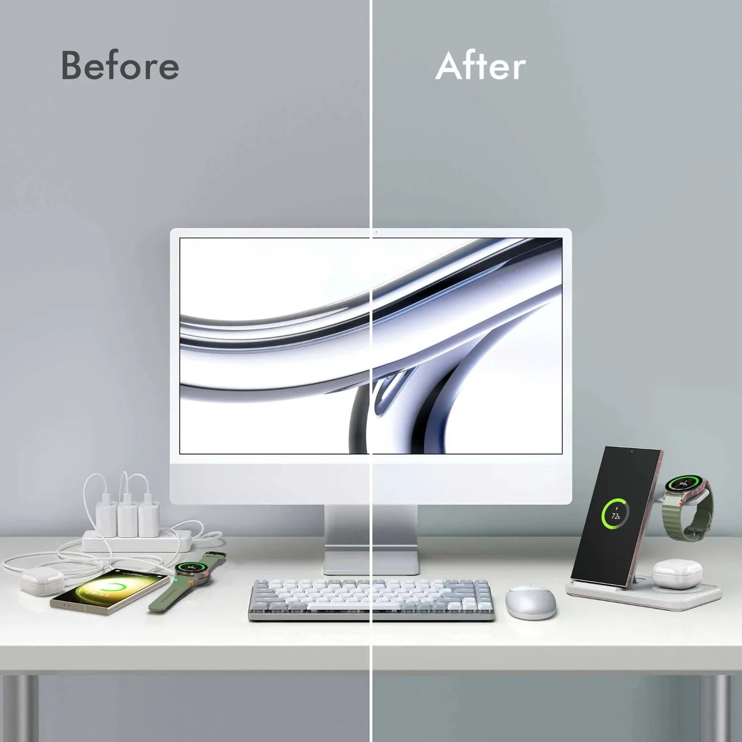 Desktop 3-in-1 Wireless Charge – обзор и цена Watch Charger Cable