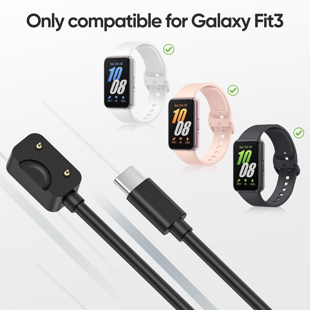 Black USB-C Charging Cord for  – обзор и цена Best Smartwatch Accessories