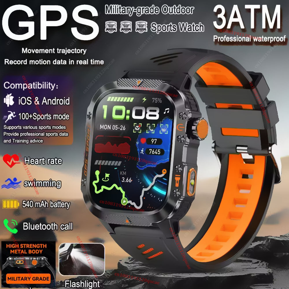 2026 Military Outdoor Smart Wa – обзор и цена Smartwatch X12