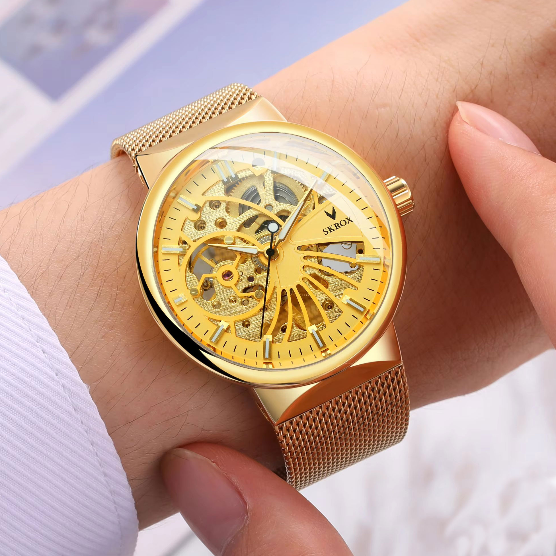 SKROX Luxury Brands Fashion Ma – обзор и цена Stainless Mesh Band