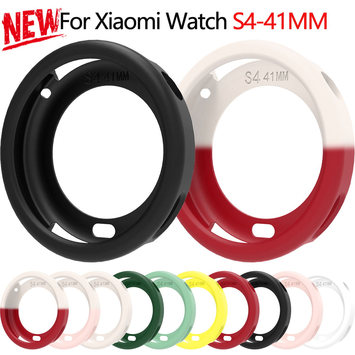 New Silicone case for xiaomi w – обзор и цена Xiaomi Smartwatch S4 Accessories