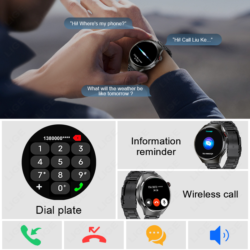 1.52 inch Smart Watch Men Cust – обзор и цена Smartwatch Custom