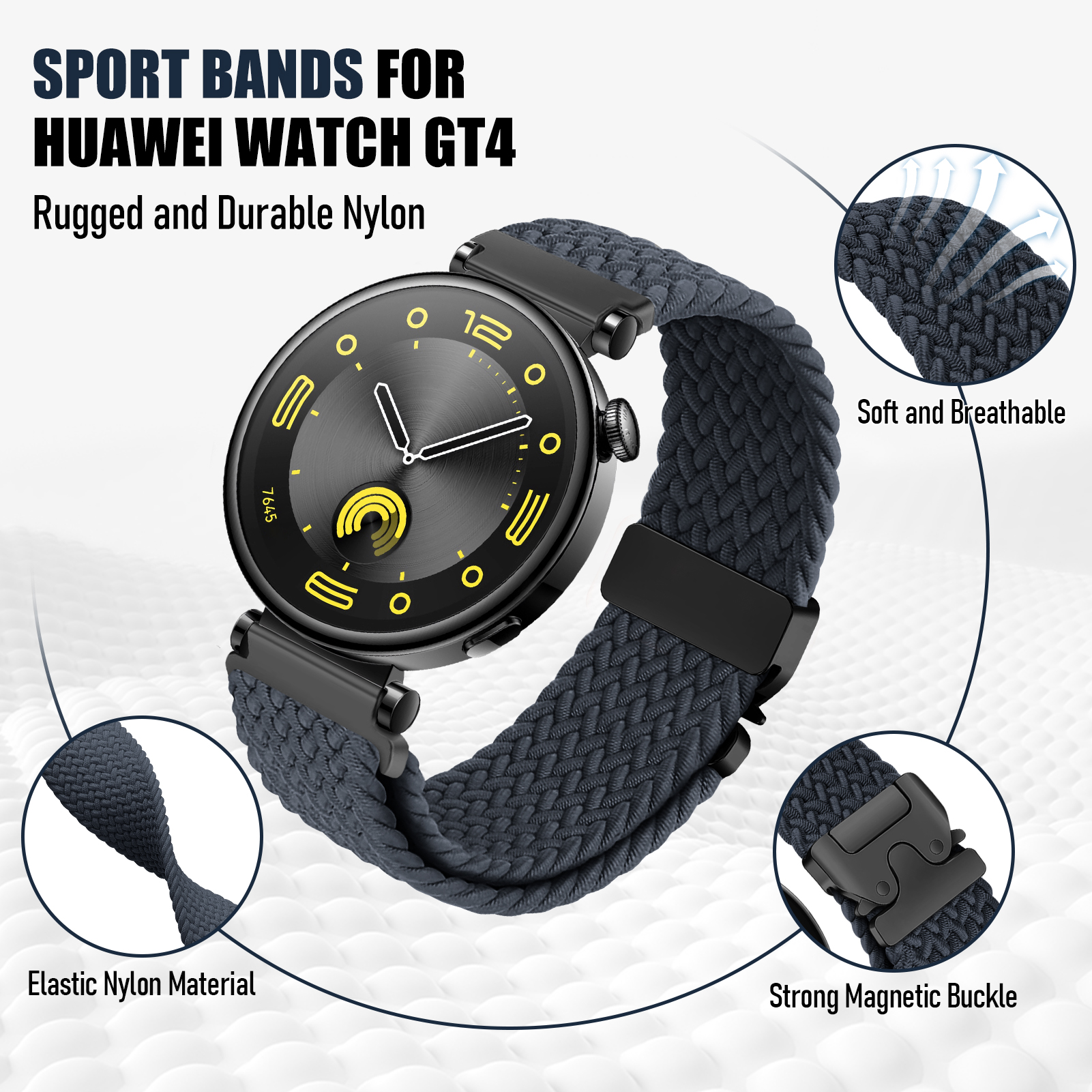 18mm 22mm Parachute Band for H – обзор и цена Titan Smartwatch Accessories