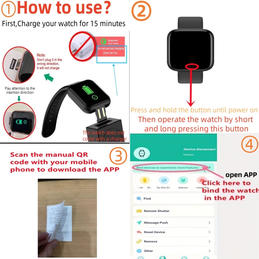 Smart Watch Message Remind Mus – обзор и цена Smartwatch X12