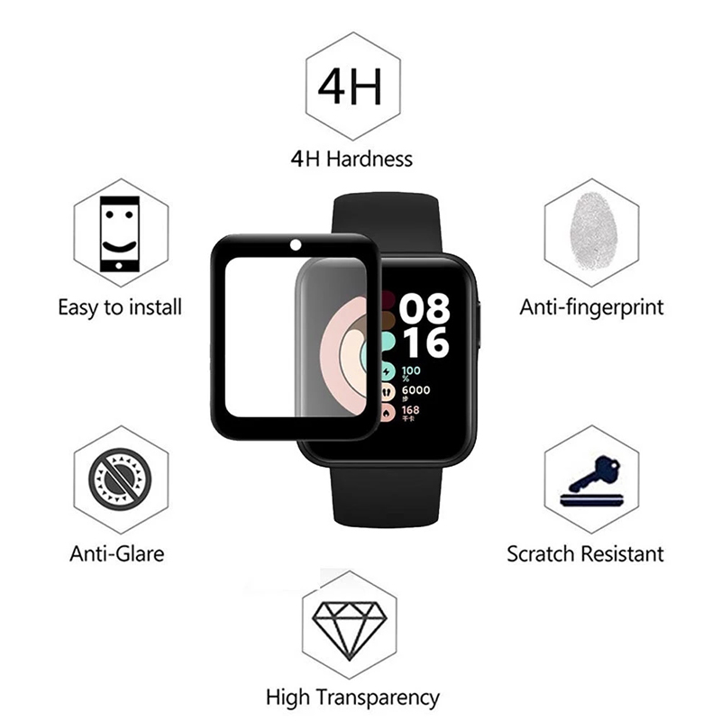 2 Pcs Tempered Glass for Redmi – обзор и цена Smart Watch Accessories