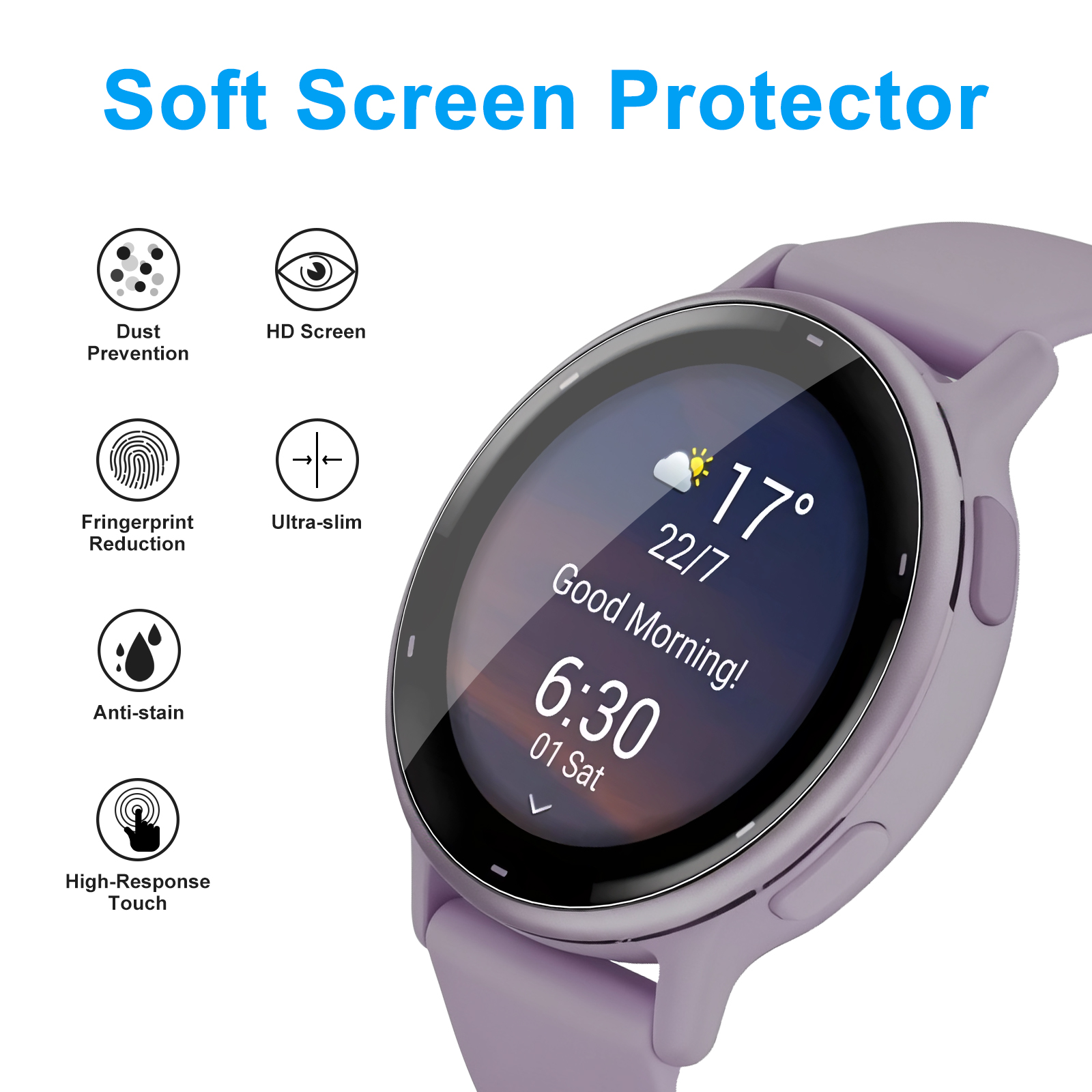 Soft Clear Protective Film For – обзор и цена Watch Face Protector
