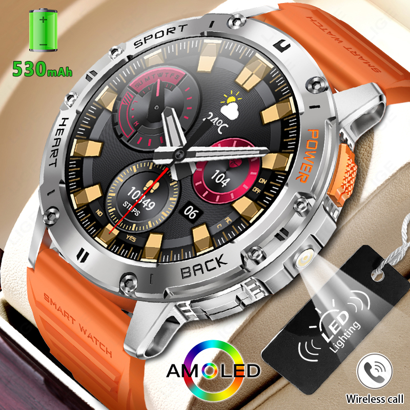 LIGE 1.43 Inch AMOLED Screen B – обзор и цена Smartwatch Instagram