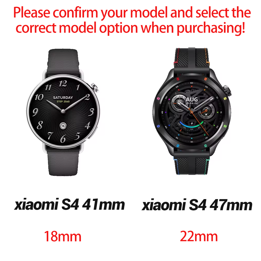 18mm 20mm 22mm Magnetic Loop S – обзор и цена Xiaomi Smartwatch S4 Accessories