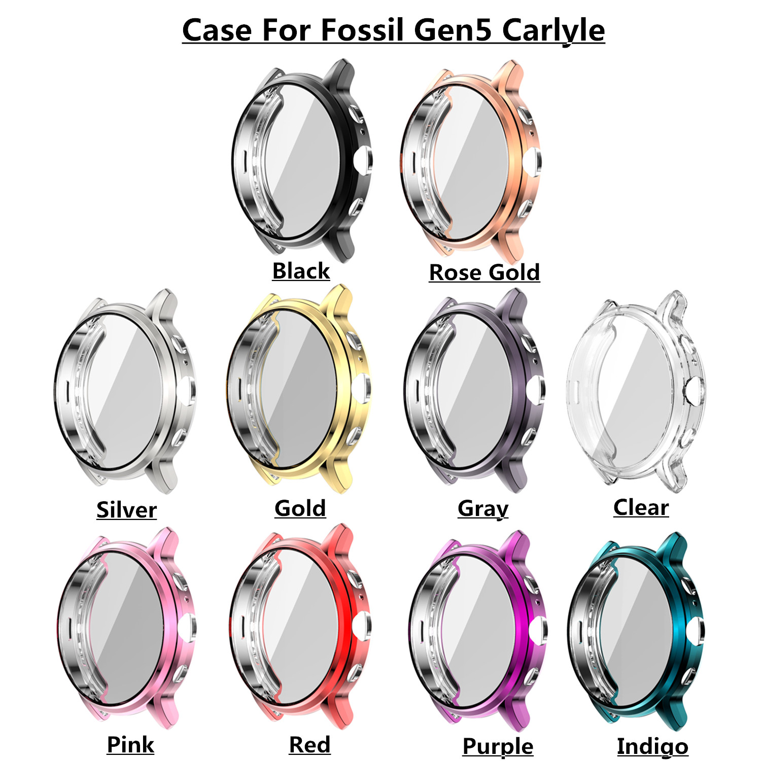 TPU Protective Cover Case For  – обзор и цена Fossil Smartwatch Accessories