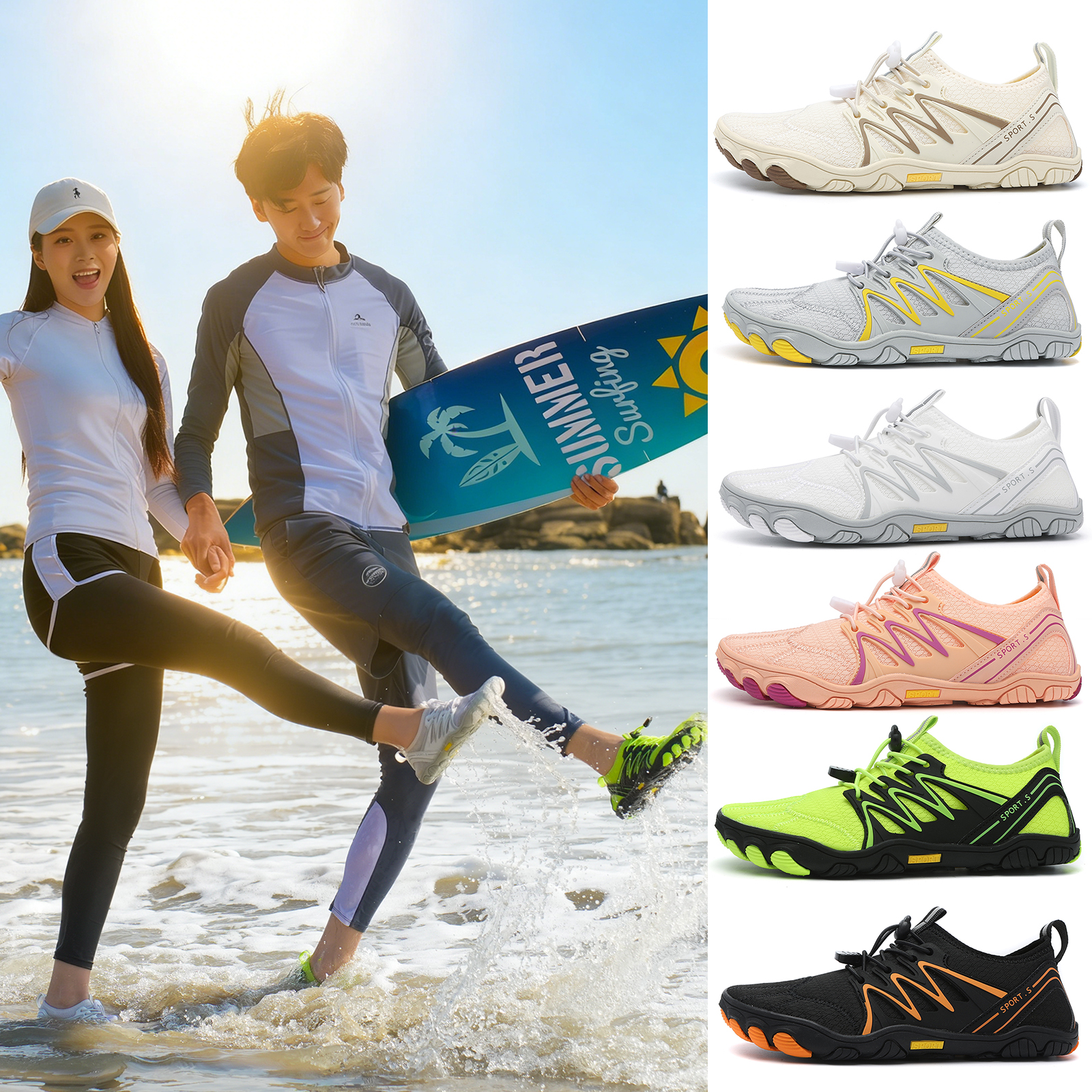 Unisex Water Shoes Men Women Q – обзор и цена Rugged Sport Strap