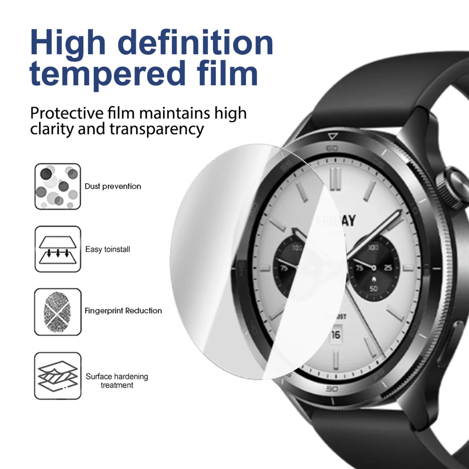 2PCS Tempered Glass For Xiaomi – обзор и цена Xiaomi Smartwatch S4 Accessories