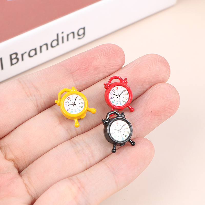 1PC 1:12 Scale Alarm Clock Dol – обзор и цена Accessories With Watch