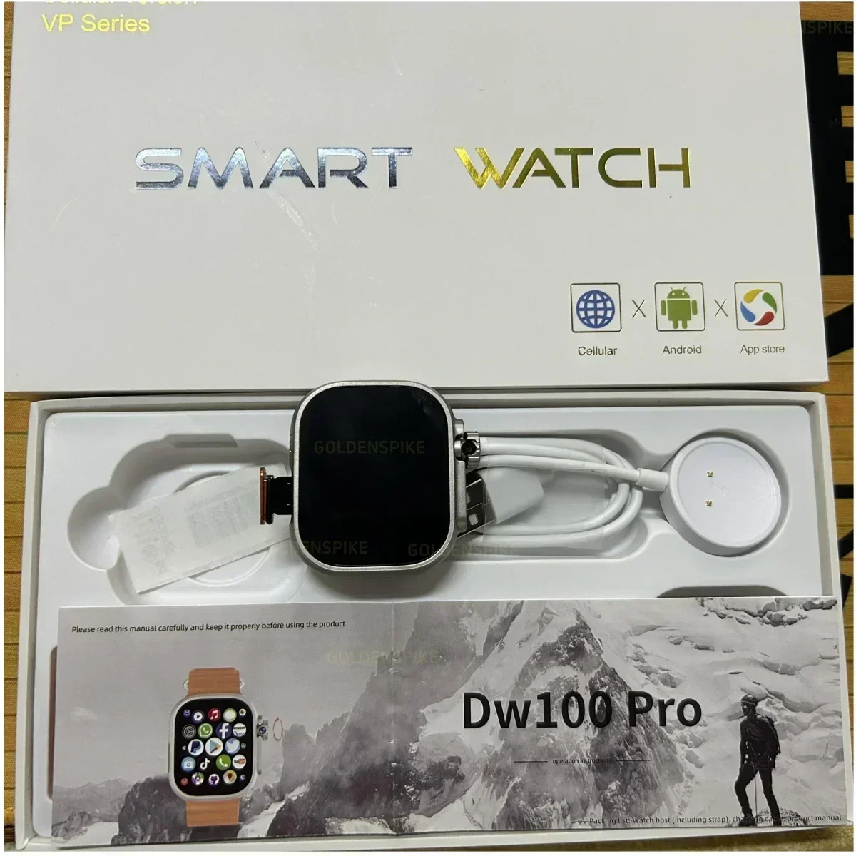 DW100 Pro Smartwatch Fingerpri – обзор и цена Smartwatch Instagram