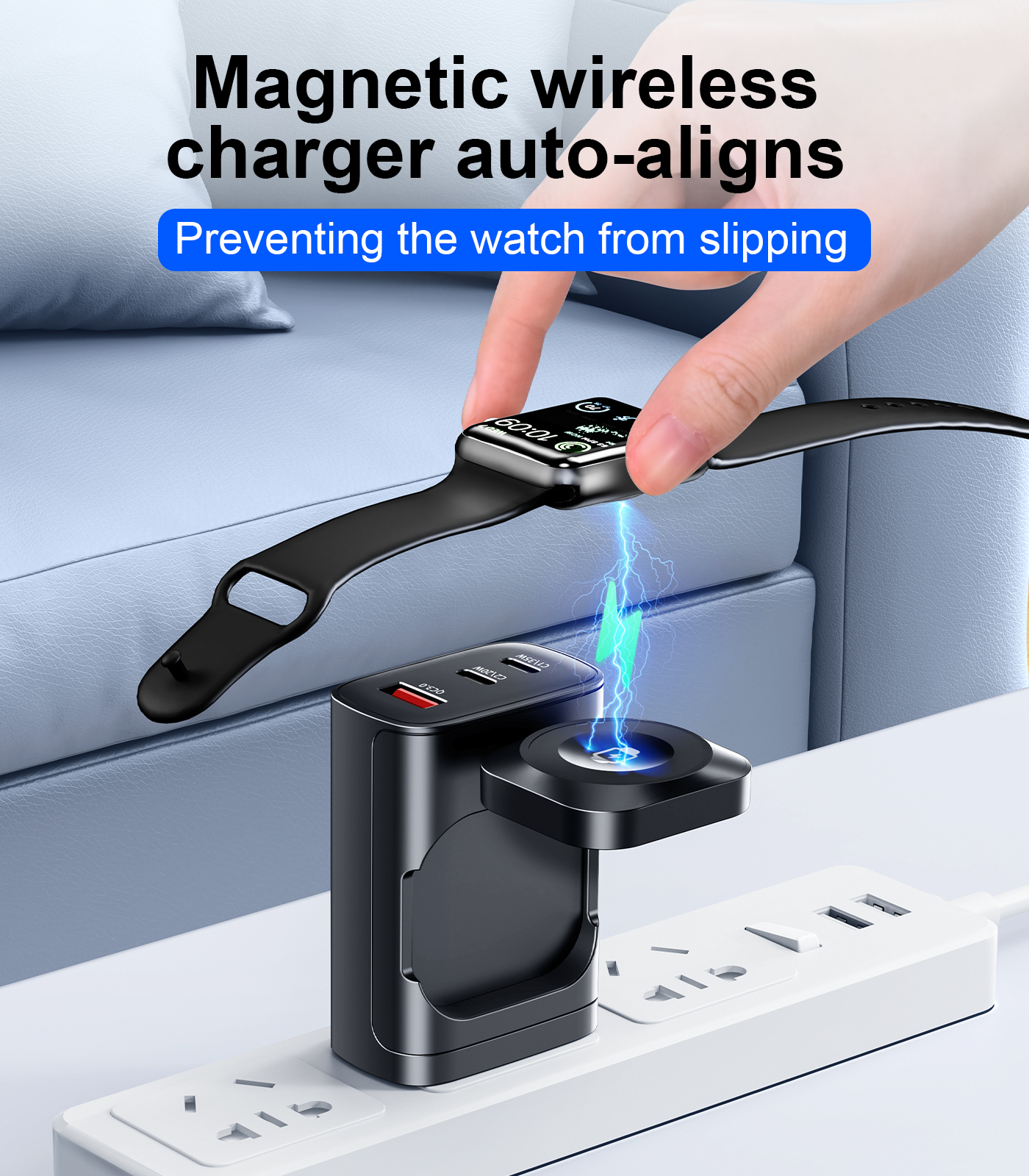 Eary 40W for Apple Charging Bl – обзор и цена Wireless Charger Watch