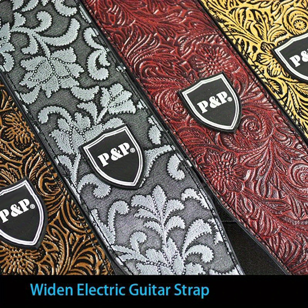 Faux PU Leather Guitar Strap 6 – обзор и цена Leather Classic Strap