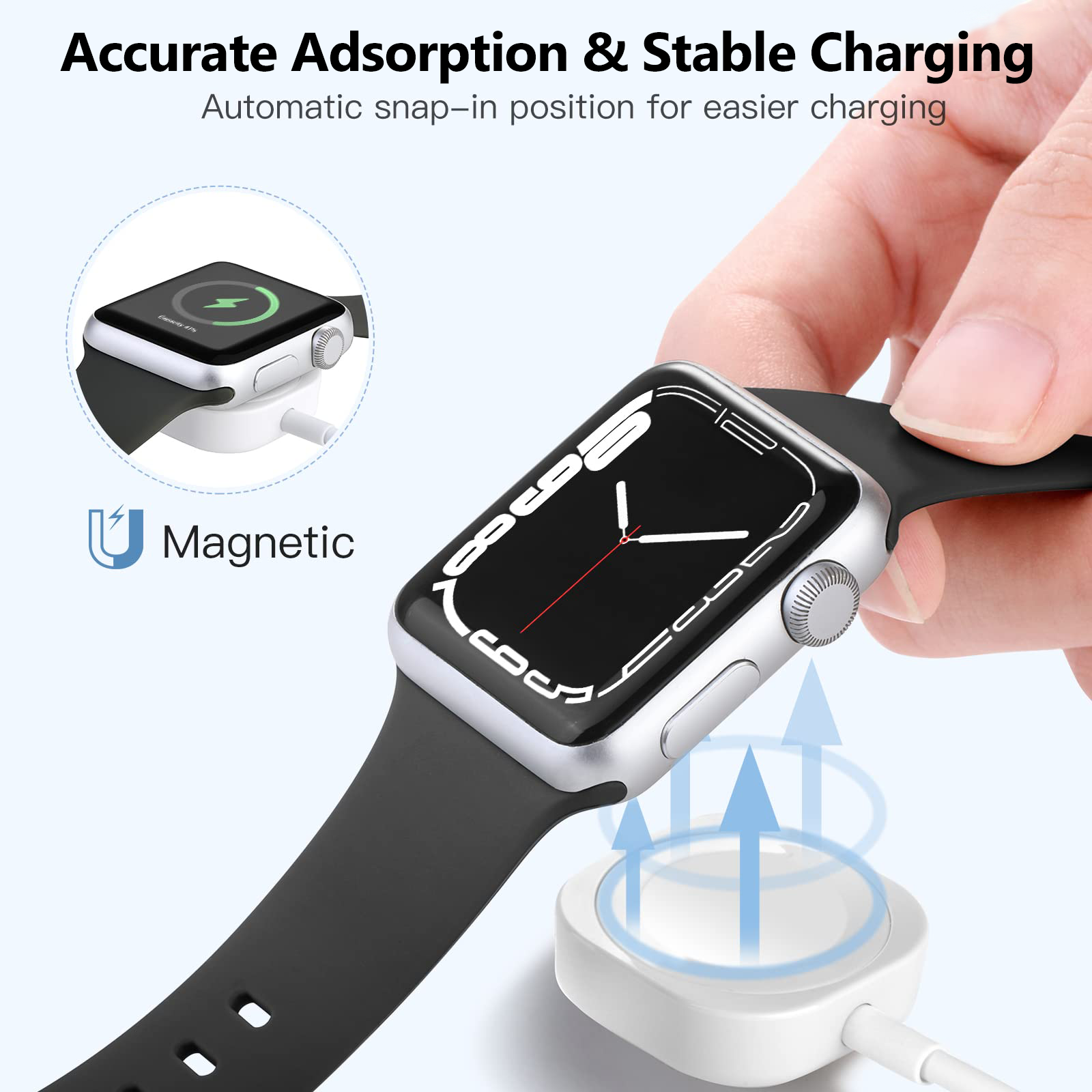 2 in 1 Magnetic Wireless USB A – обзор и цена Watch Charger Cable