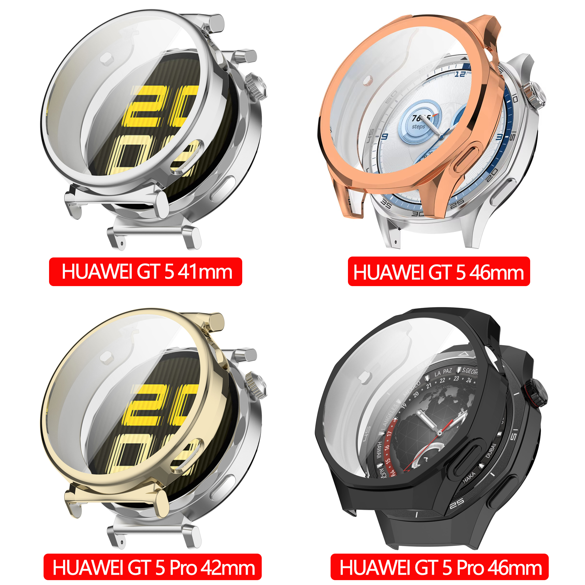 Case For HUAWEI Watch GT 5/5 P – обзор и цена Titan Smartwatch Accessories