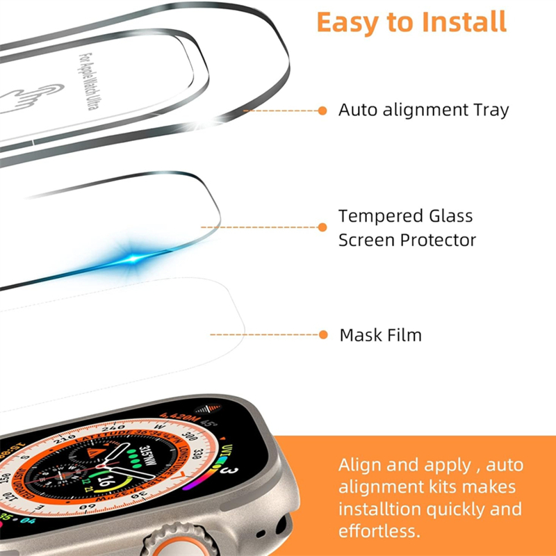Tempered Glass For Apple Watch – обзор и цена Watch Face Protector