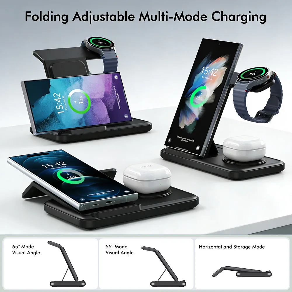 3 IN 1 Wireless Charger Statio – обзор и цена Watch Charger Cable