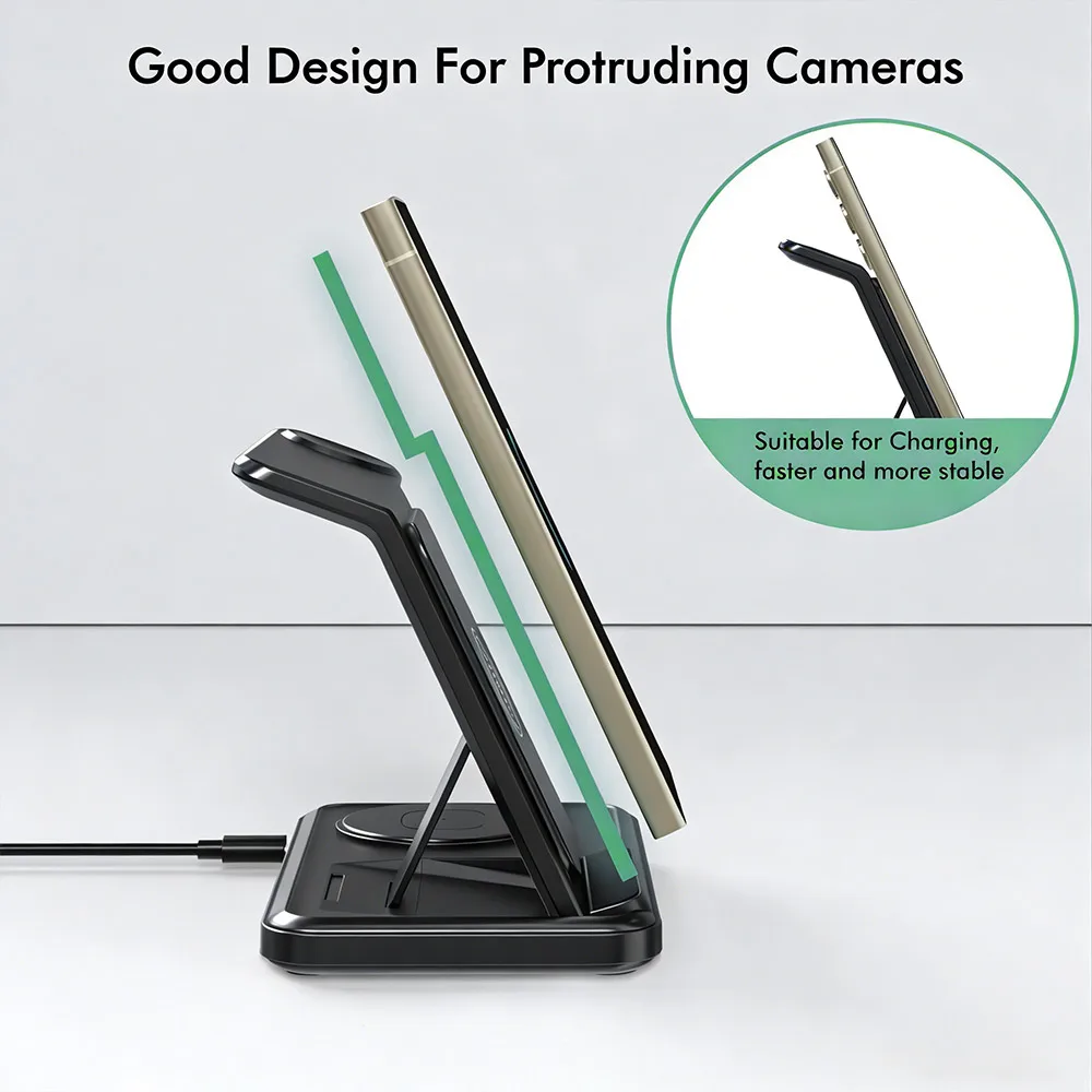 3 IN 1 Wireless Charger Statio – обзор и цена Watch Charger Cable