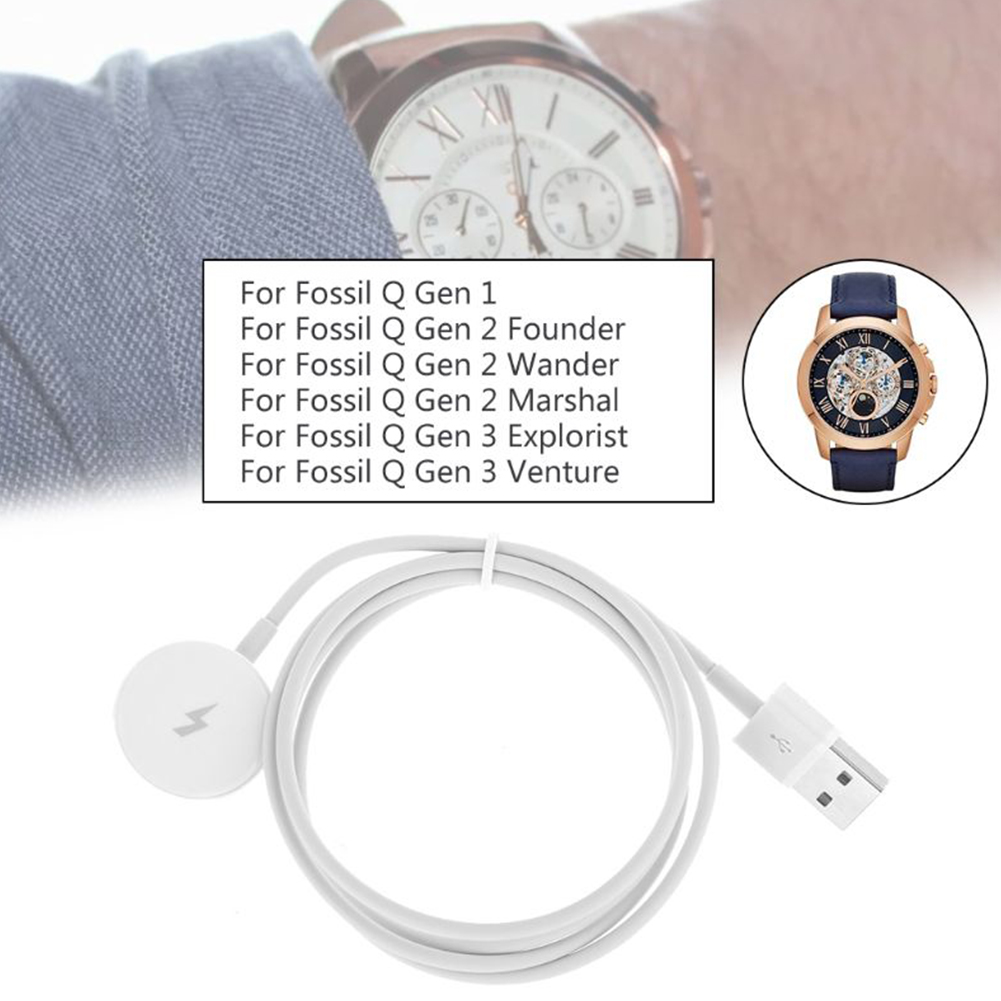 USB Watch Charger Adapter Shor – обзор и цена Fossil Smartwatch Accessories