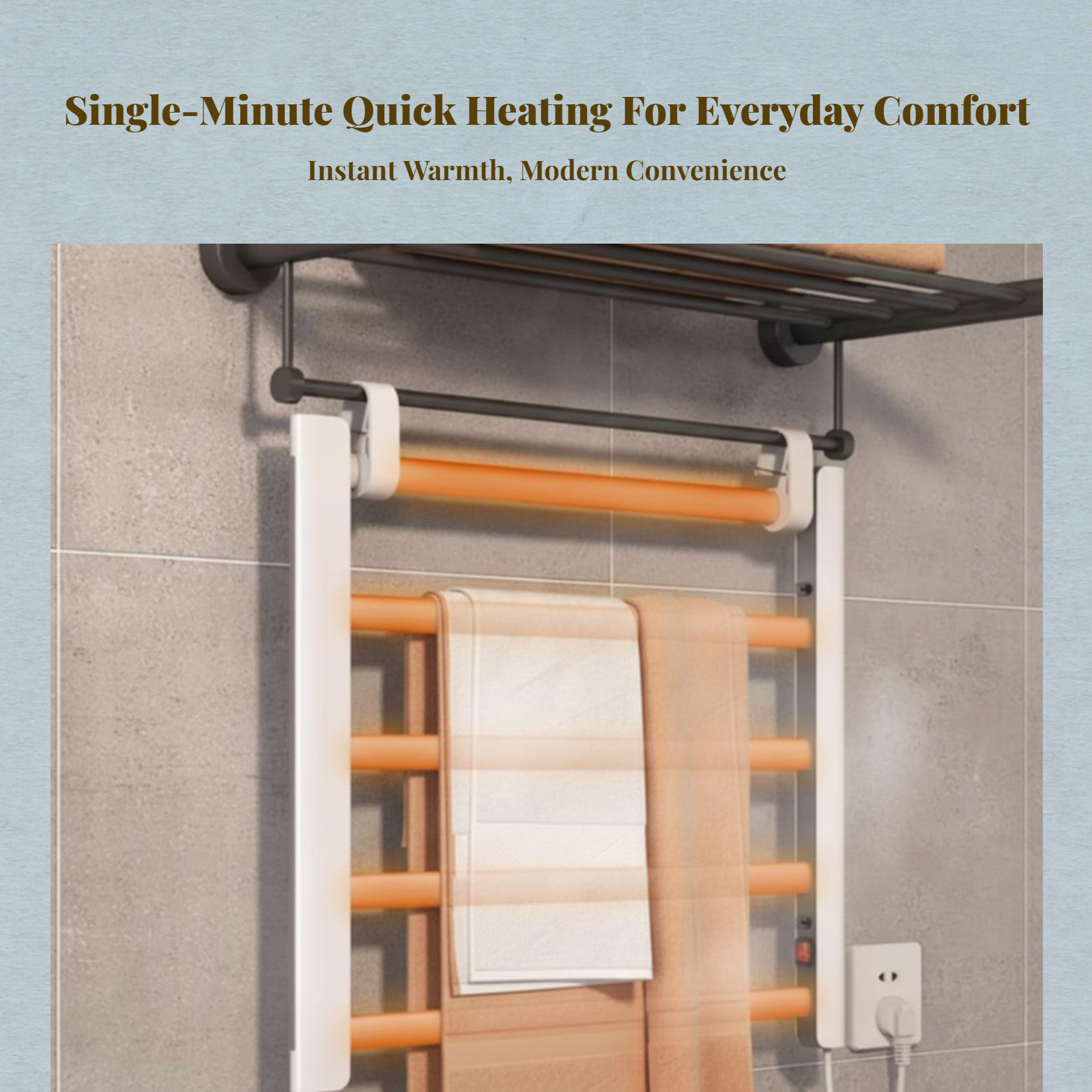 Electric Towel Warmer Aluminum – обзор и цена Smart Accessories
