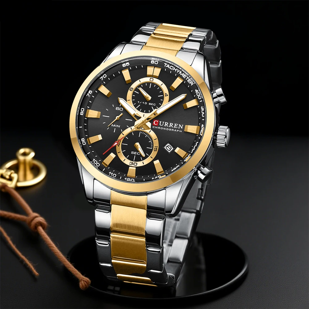 CURREN Casual Quartz Chrono Sp – обзор и цена Accessories With Watch