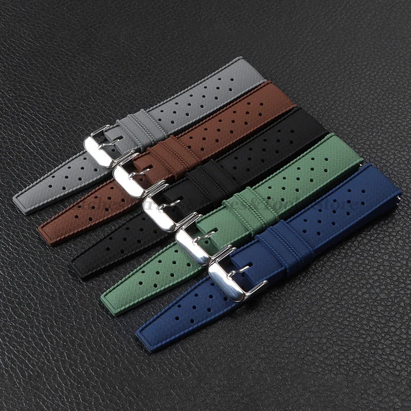 Tropic Silicone Watch Strap 18 – обзор и цена Fossil Smartwatch Accessories
