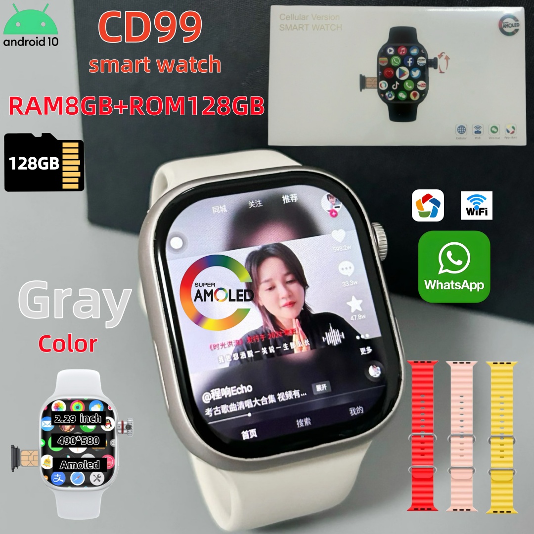 CD99 Smart Watch 8GB RAM AMOLE – обзор и цена Smartwatch Instagram