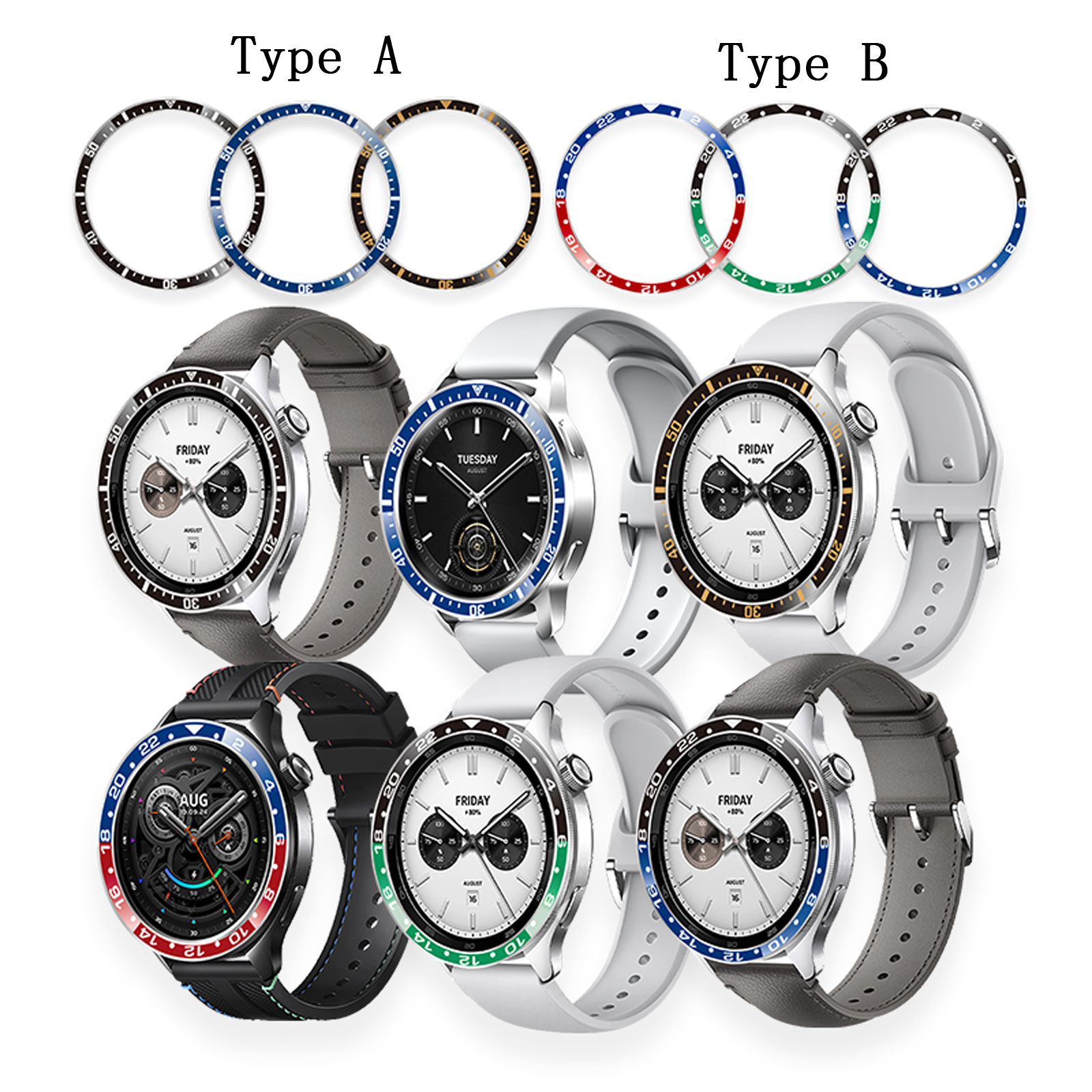 Watch Bezel Ring for Xiaomi Wa – обзор и цена Xiaomi Smartwatch S4 Accessories