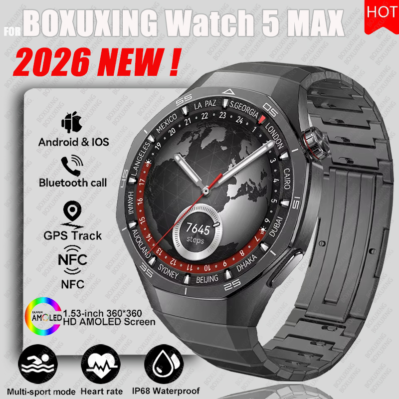 2026 New BOXUXING Watch 5 MAX  – обзор и цена Smartwatch Instagram