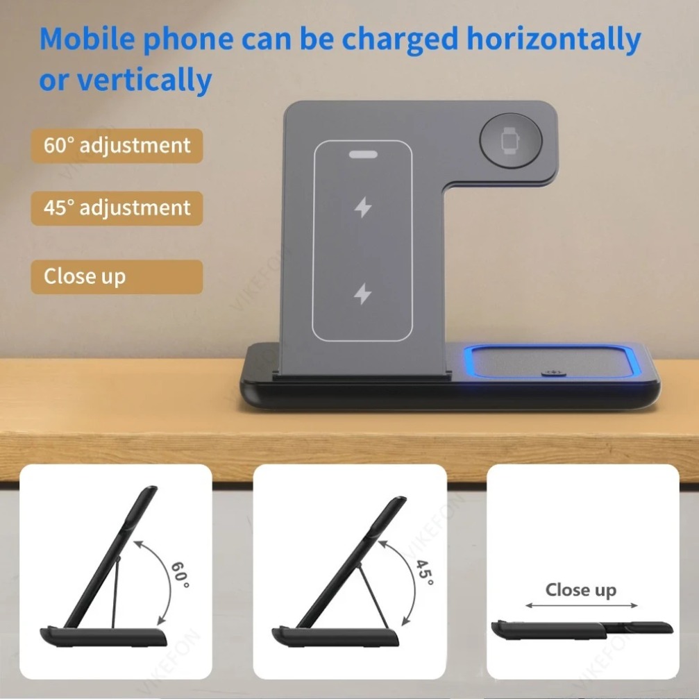 Foldable 3 in 1 Wireless Charg – обзор и цена Watch Charger Cable