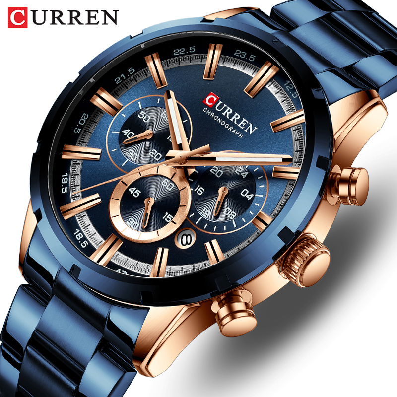 Curren Men's Watch Blue Dial S – обзор и цена Smartwatch Guess