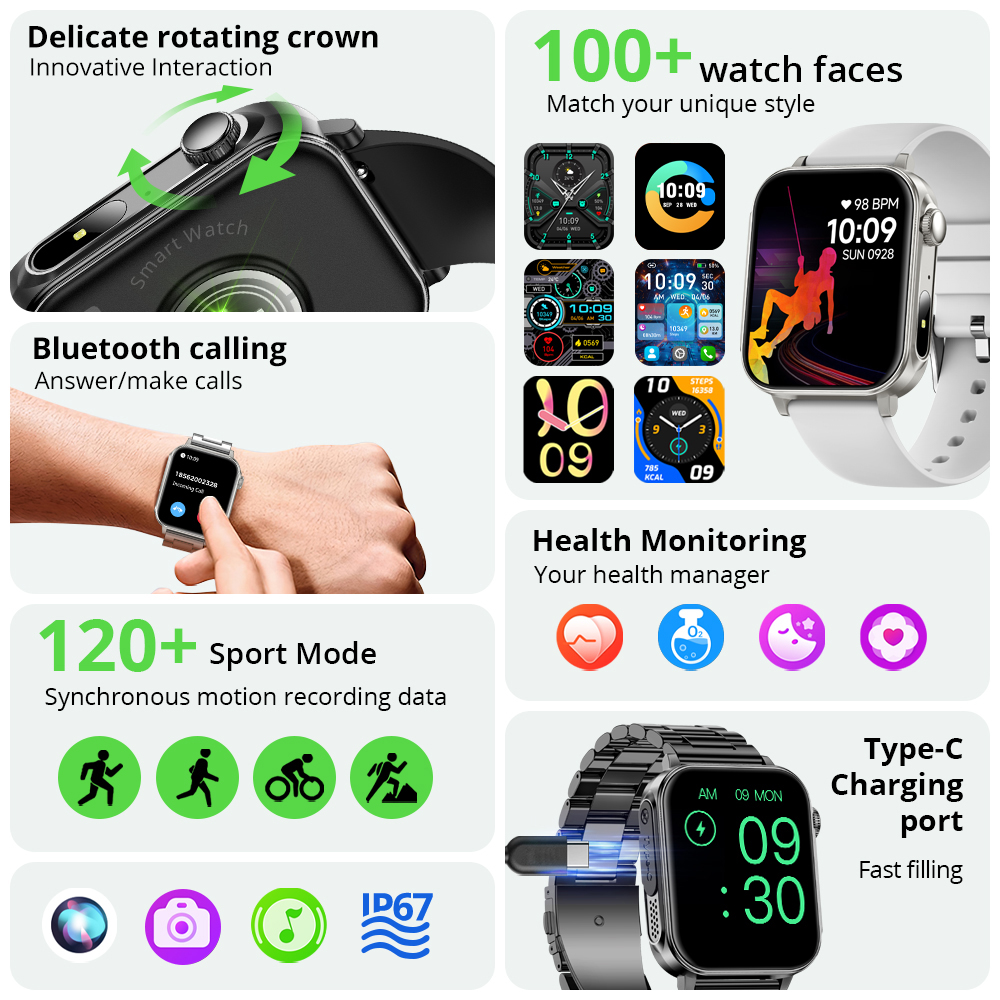 COLMI P80 Type-c Smartwatch Me – обзор и цена Smartwatch X12