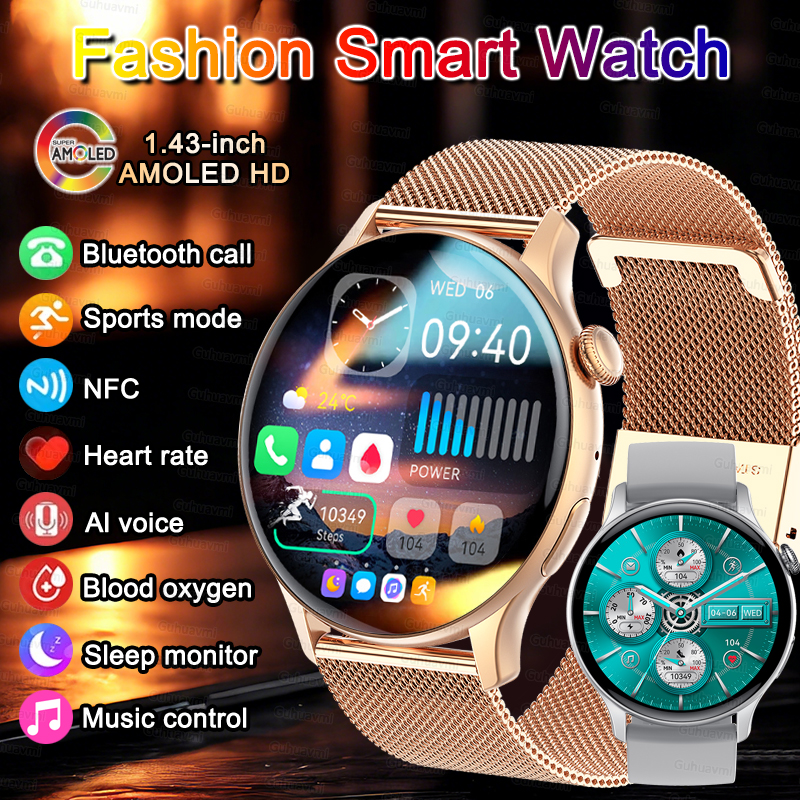 Women Smartwatch NFC AMOLED Sc – обзор и цена Smartwatch Custom