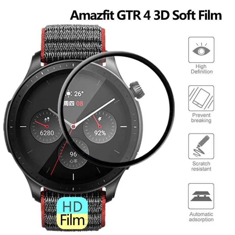 For Amazfit GTR 4 Screen Prote – обзор и цена Smart Watch Accessories
