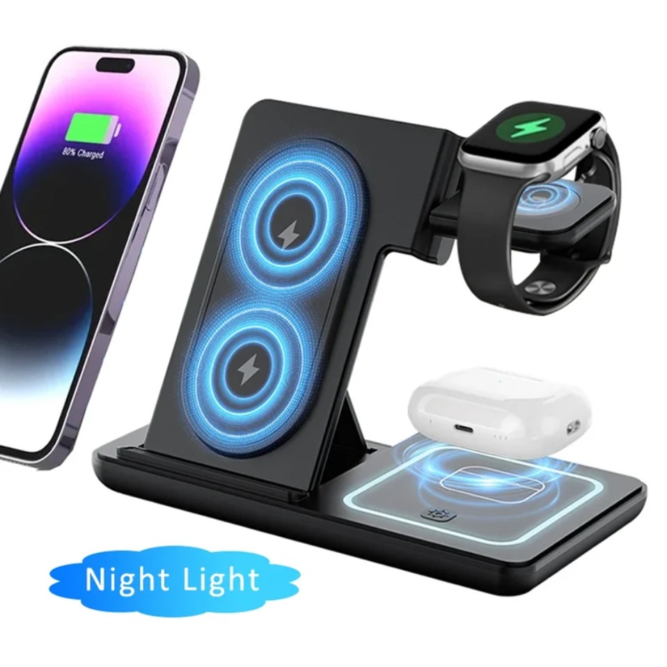 Night LED Light 3 In 1 Wireles – обзор и цена Watch Charger Cable