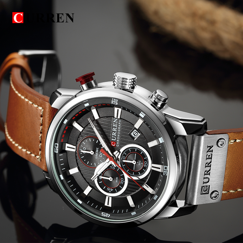 CURREN Brand Watch For Men Chr – обзор и цена Smartwatch Guess
