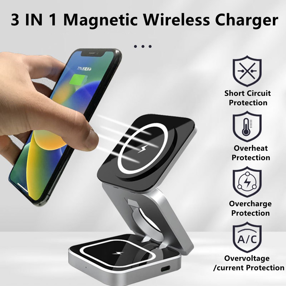 Foldable Magnetic Wireless Cha – обзор и цена Wireless Charger Watch