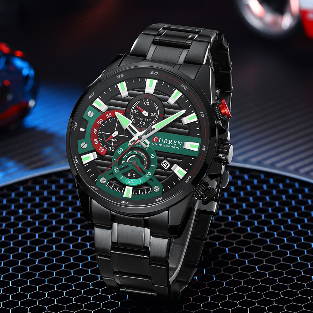 CURREN New Blue Multi Function – обзор и цена Smartwatch Guess
