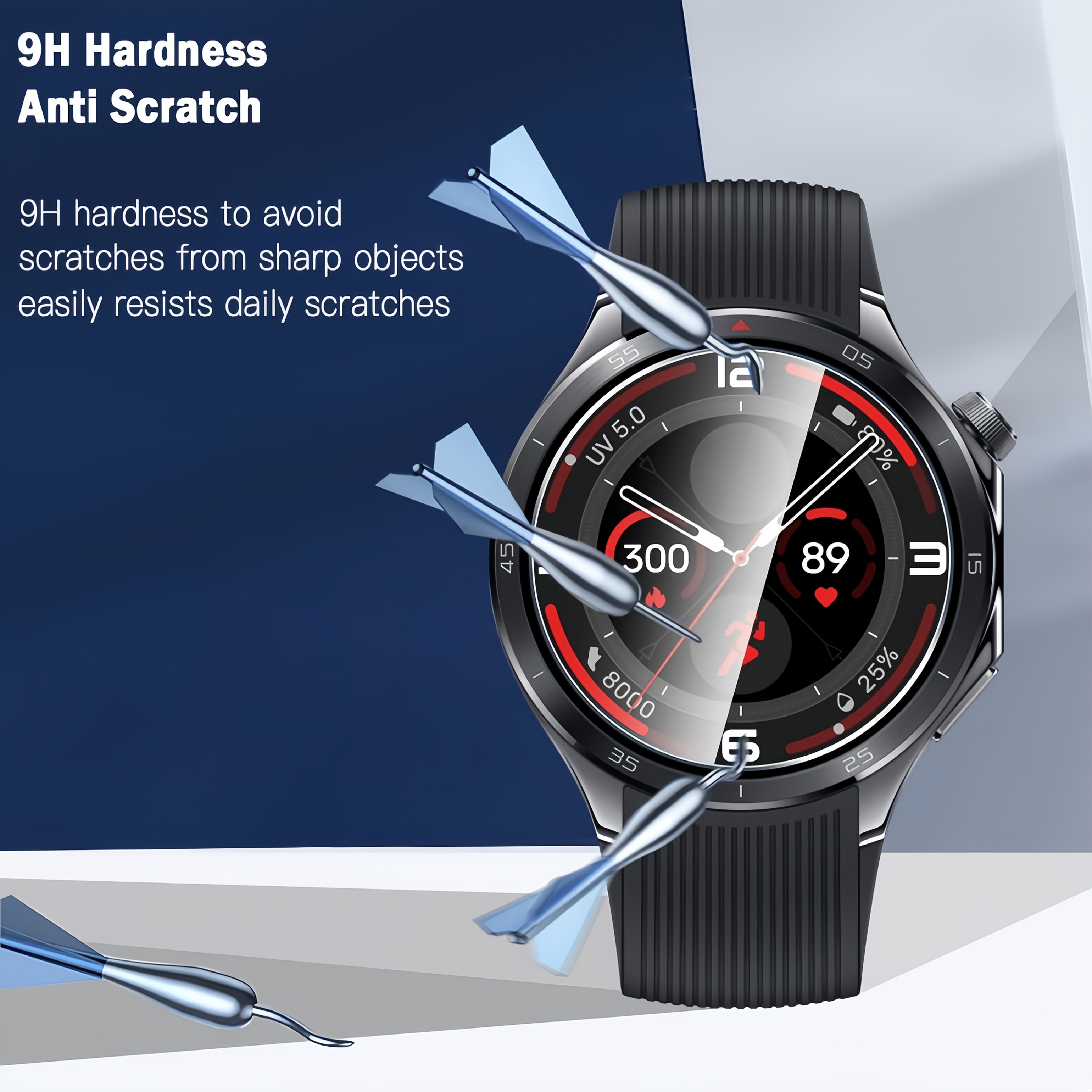 3PCS 9H Tempered Glass Screen  – обзор и цена Watch Face Protector