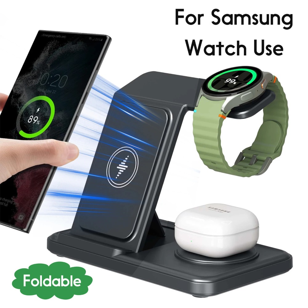 3 in 1 Wireless Charger Stand  – обзор и цена Watch Charger Cable