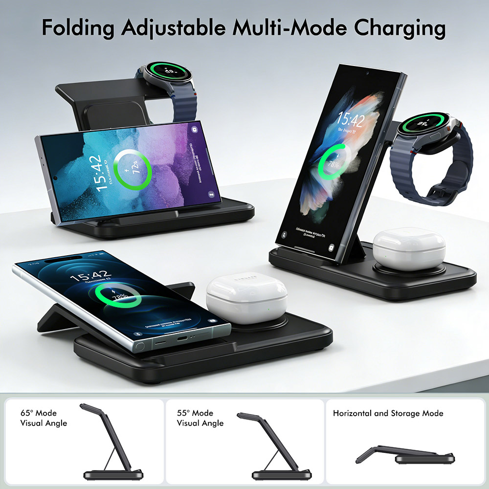 3 in 1 Wireless Charger Stand  – обзор и цена Watch Charger Cable
