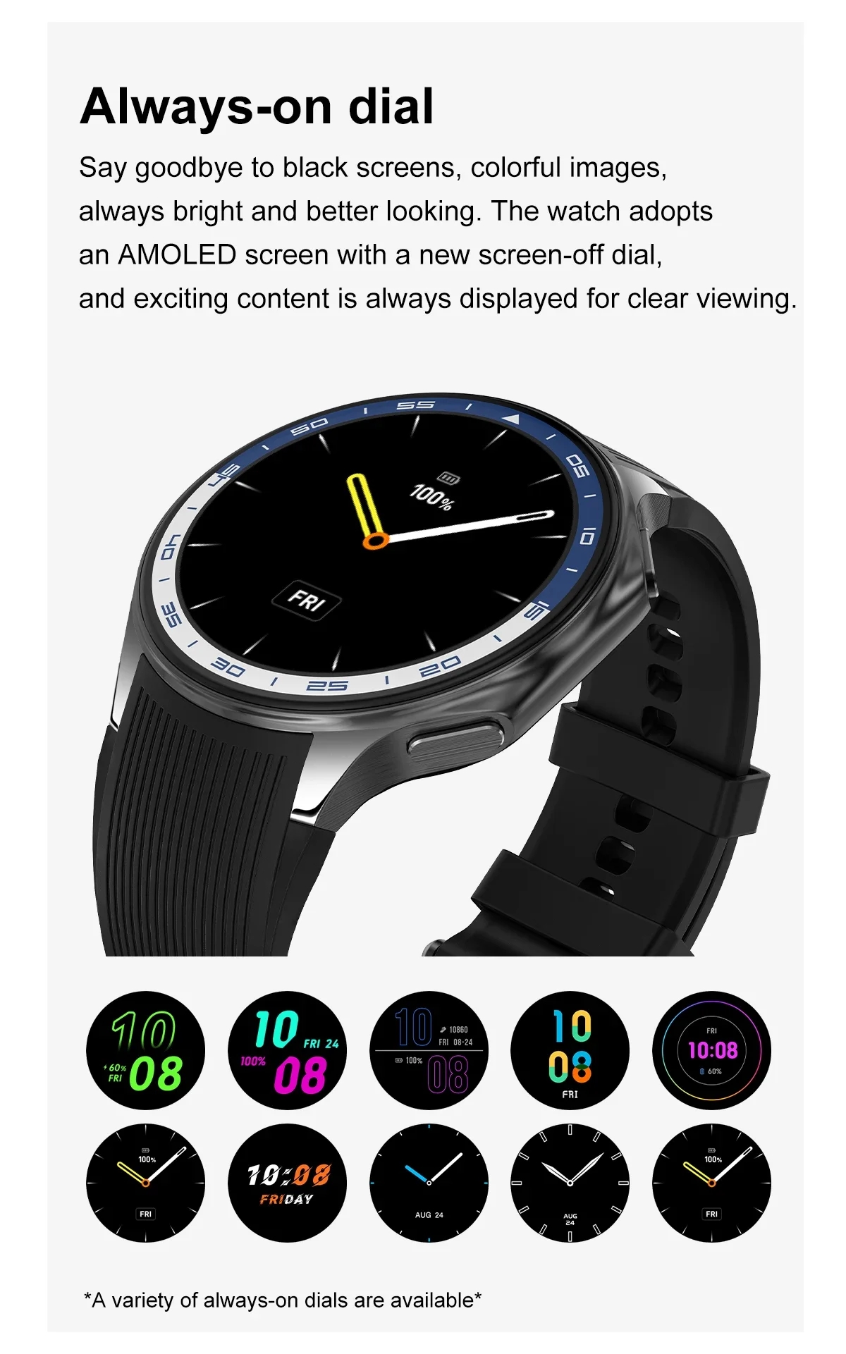 1.43 inch Big Screen Men Women – обзор и цена Smartwatch X12