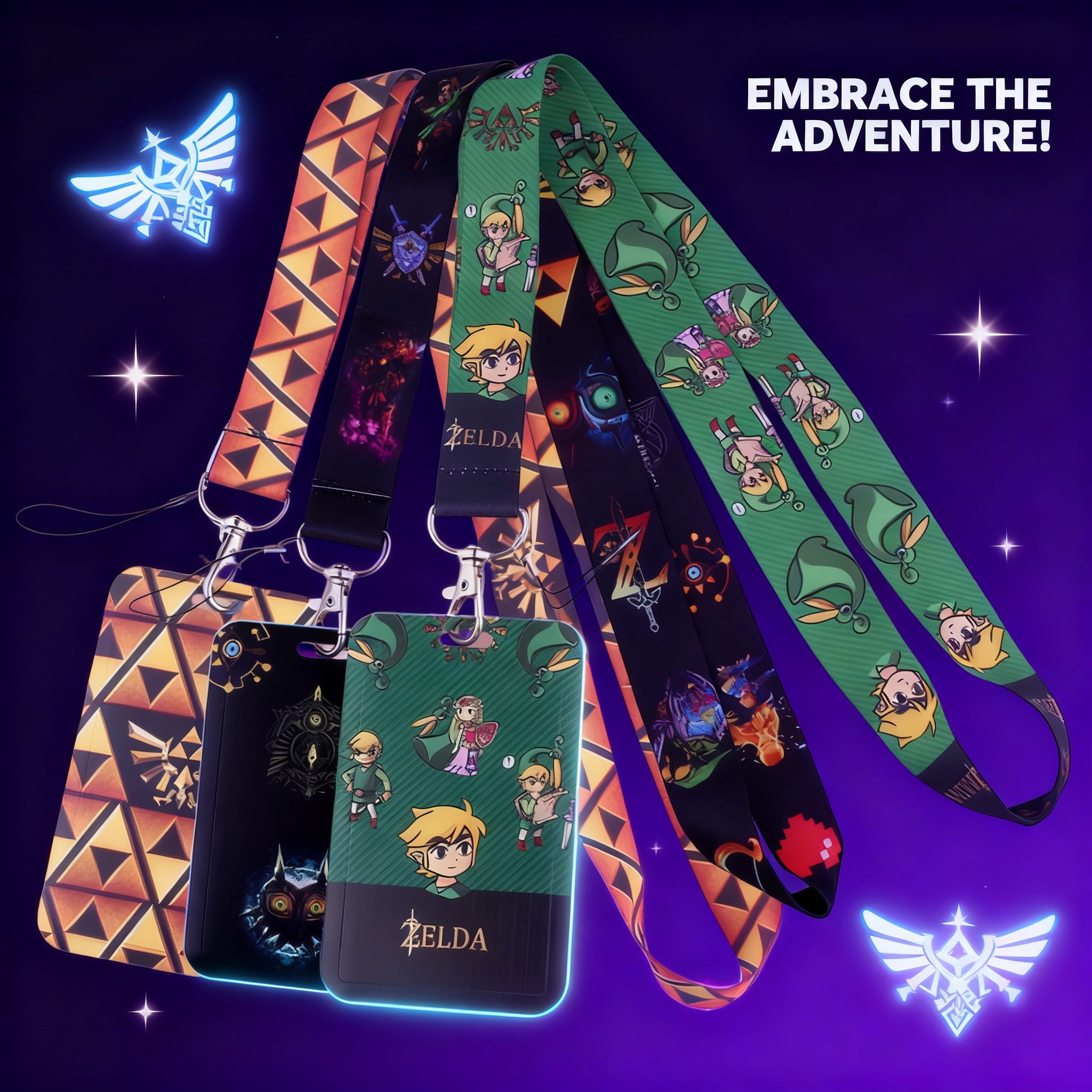 Cartoon Game Lanyards for Key  – обзор и цена Rugged Sport Strap